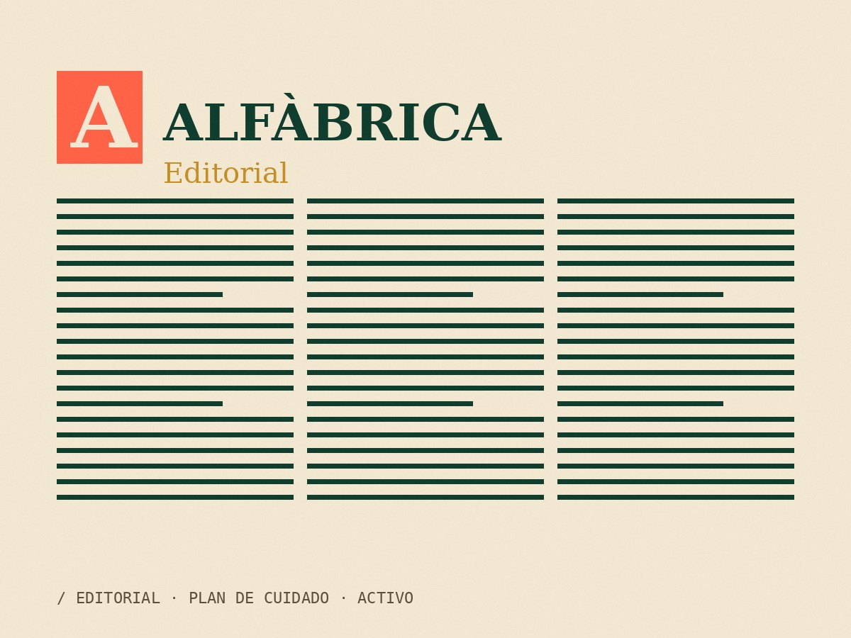 Alfàbrica Editorial