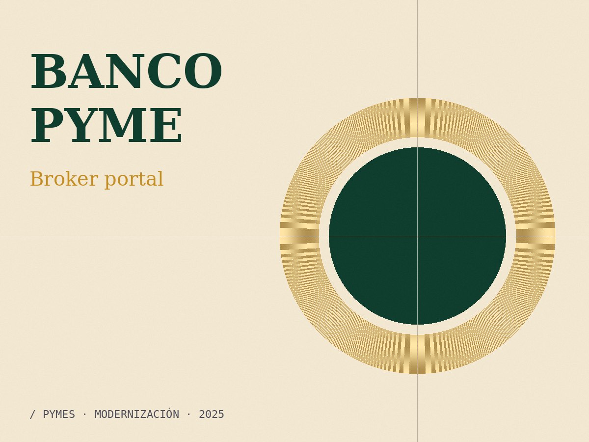 Banco Pyme — Broker Portal