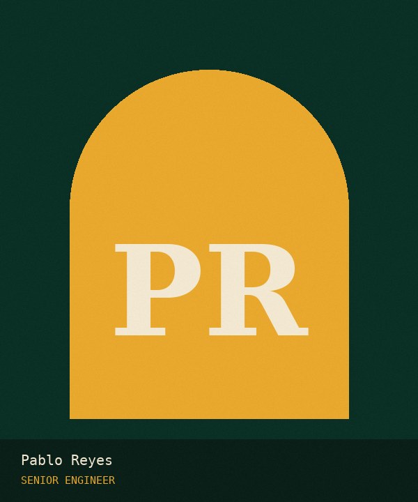 Pablo Reyes — Senior Engineer